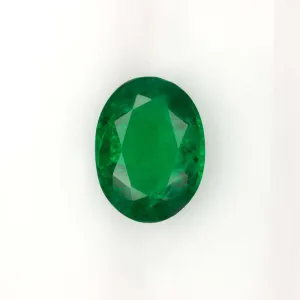 1.68ct BRIGHT GREEN EMERALD EXCELLENT SHAPE AND COLOR LOOSE NATURAL GEMSTONE