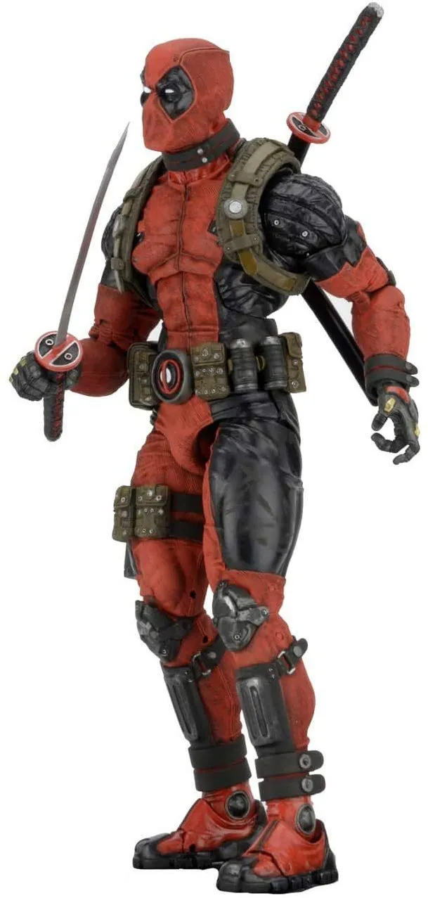 18" Inch Tall Deadpool 1/4 Scale NECA Figure Discontinued (Deadpool)