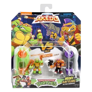 Akedo Teenage Mutant Ninja Turtles S1 Versus Pack - Michelangelo Vs Bebop