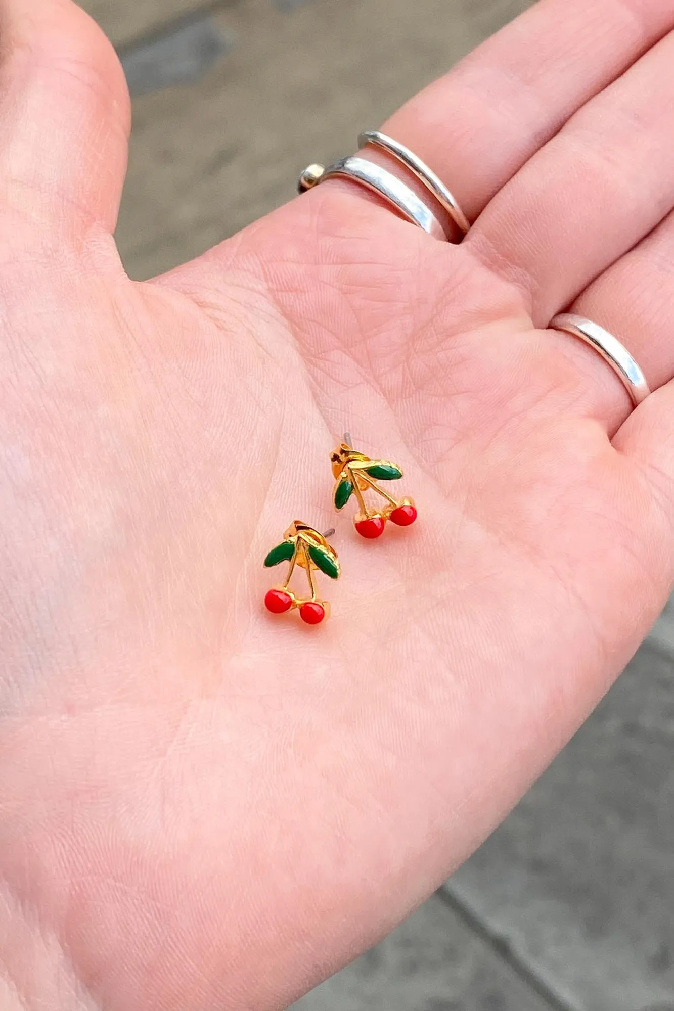 Amano Cherry Stud Earrings