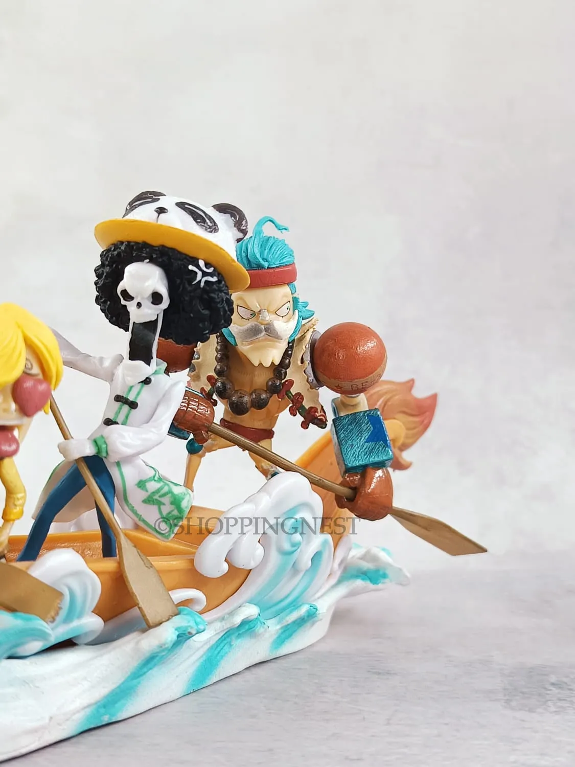 Anime One Piece Luffy Nami Usoop Sanji Roronoa Zoro Chopper Robin Franky Brook Jinbe Loong Boat Ver.Action Figure Model Toy Doll