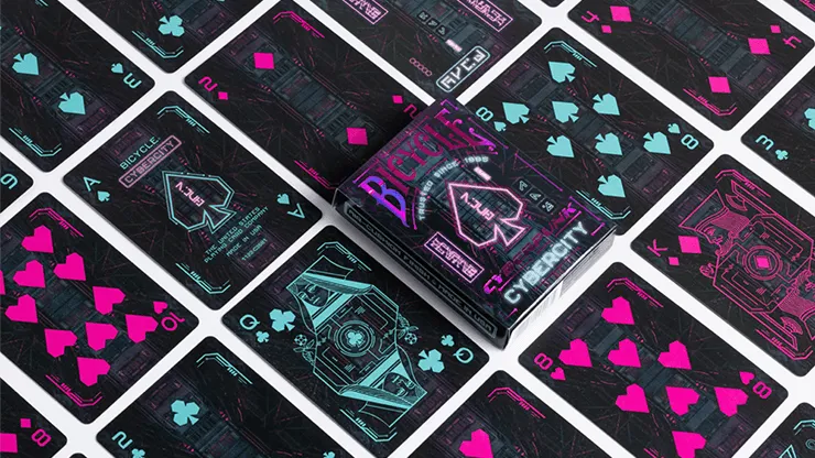 Bicycle Cyberpunk Cybercity Playing Cards