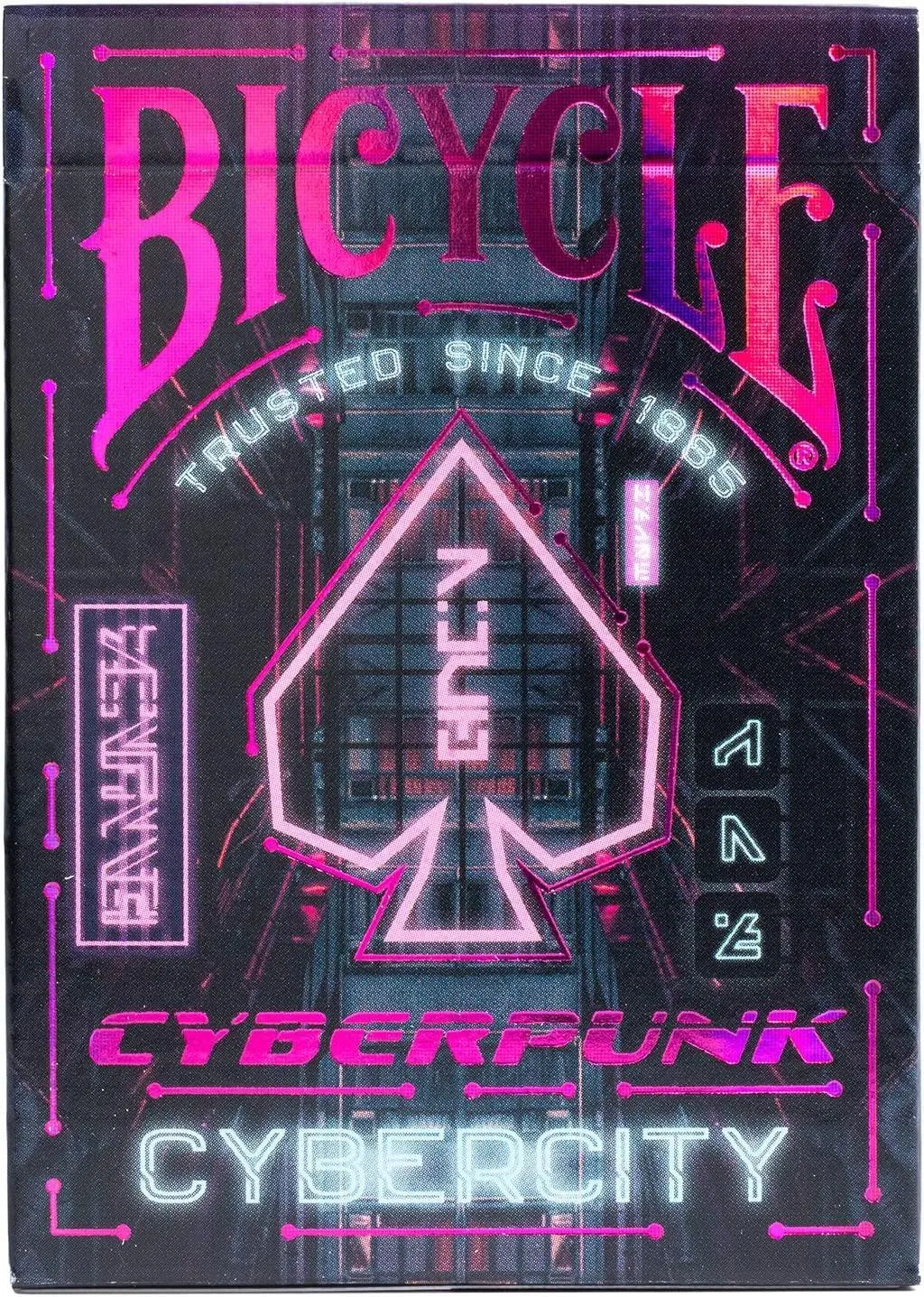 Bicycle Cyberpunk Cybercity Playing Cards