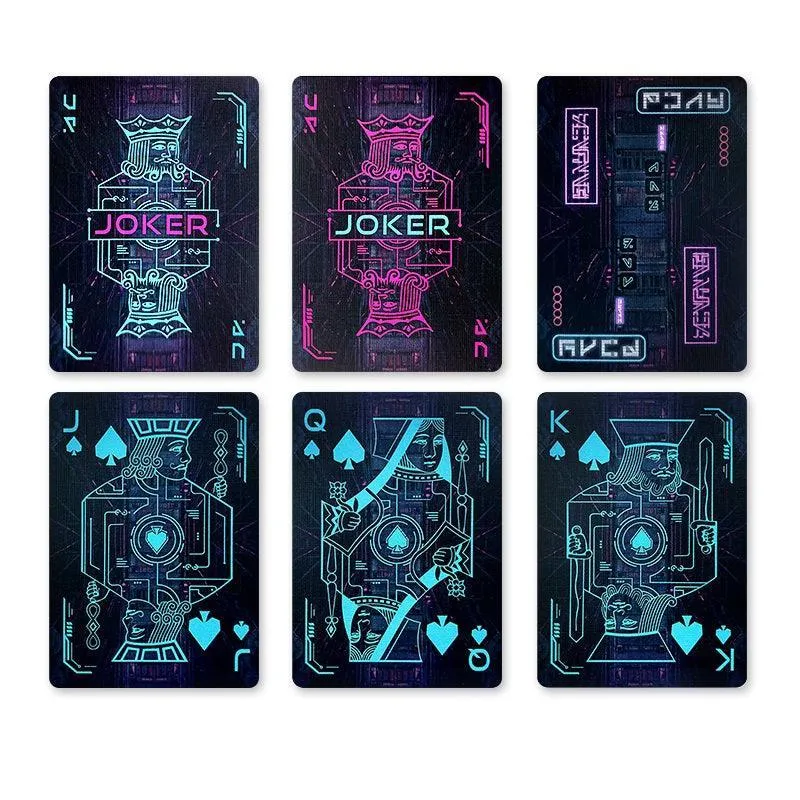 Bicycle Cyberpunk Cybercity Playing Cards