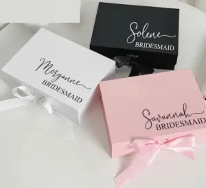 Bridal Party Personalized Gifts l Bridesmaid Gift Boxes l Magnetic Closure BOX-002