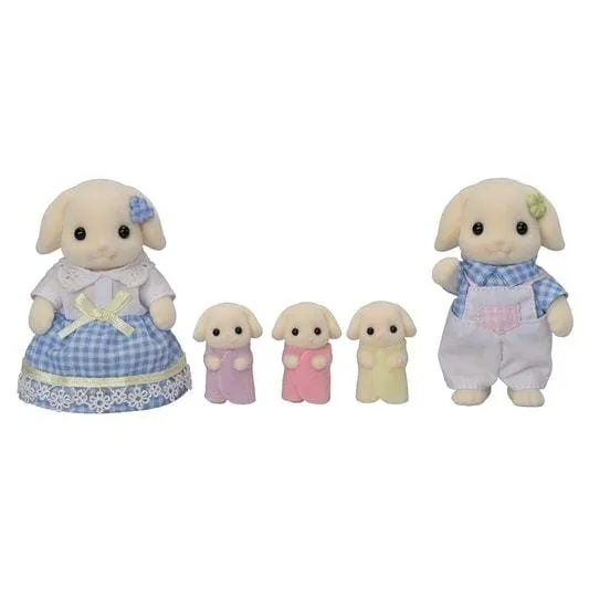 Calico Critters Flora Rabbit Family