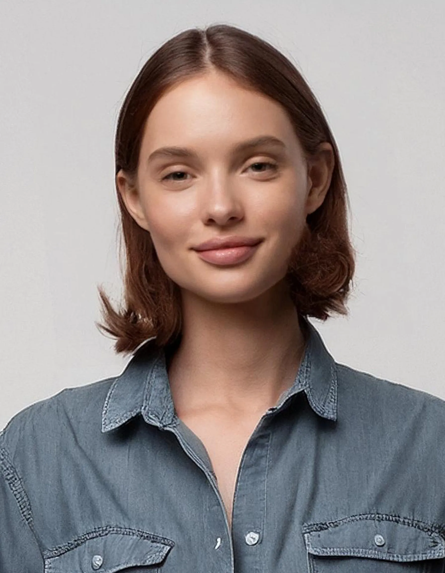 Charcoal-colored Denim Shirt