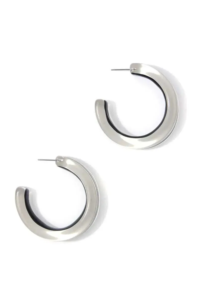 Chic Transparent Hoop Earring