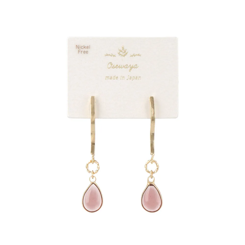 Clear Drop Earrings