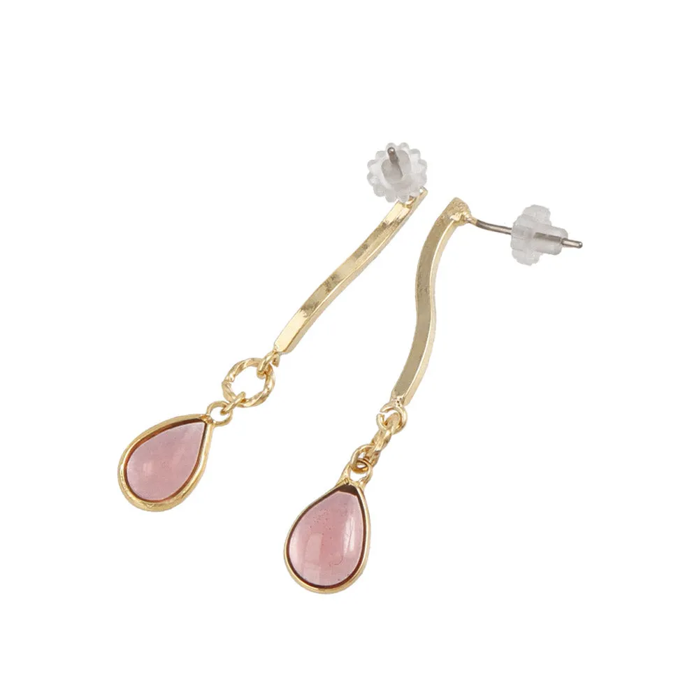 Clear Drop Earrings