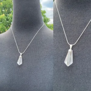 Clear Quartz Silver Plated (small); by Laura Leonard Originals