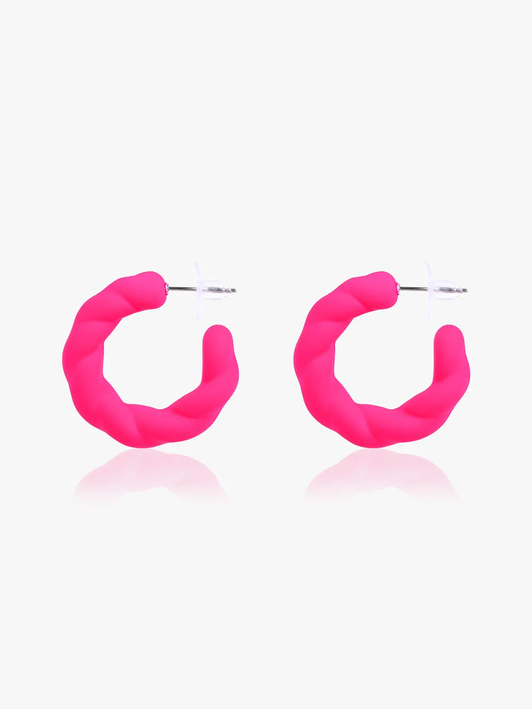 Color Pop Twisted Hoops