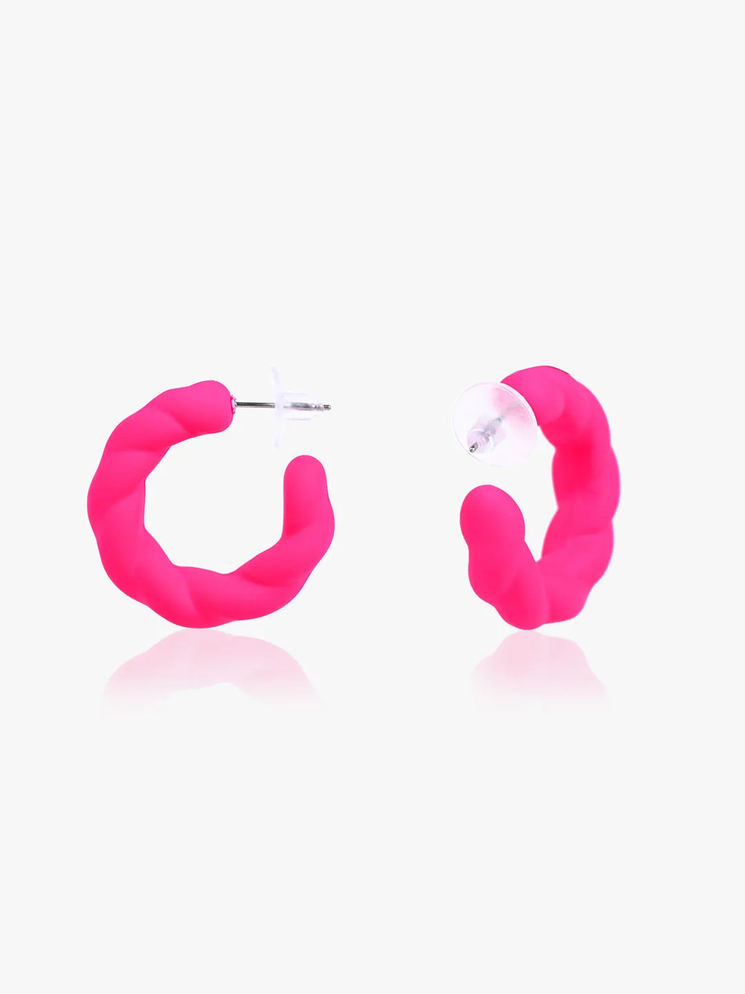 Color Pop Twisted Hoops