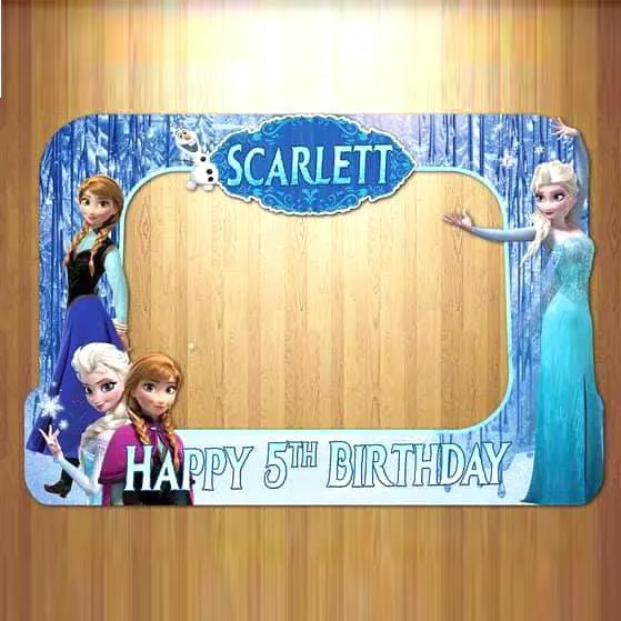 Custom Selfie Frame Cut-Outs for Kids' Parties!