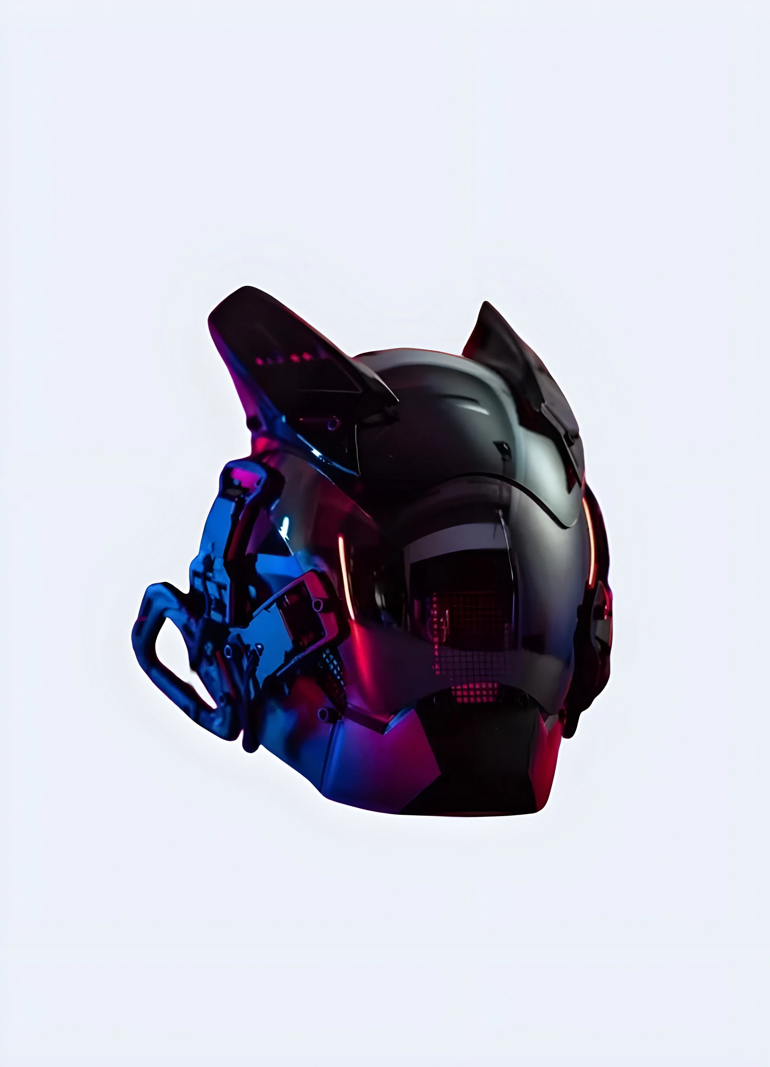 Cyberpunk Futuristic Helmet