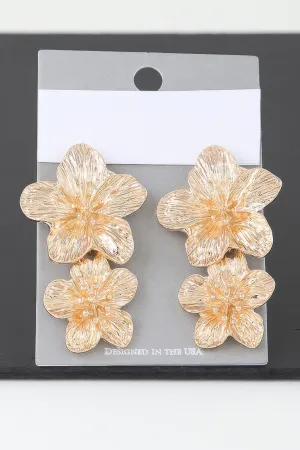 Delicate Blooming Flower Earrings