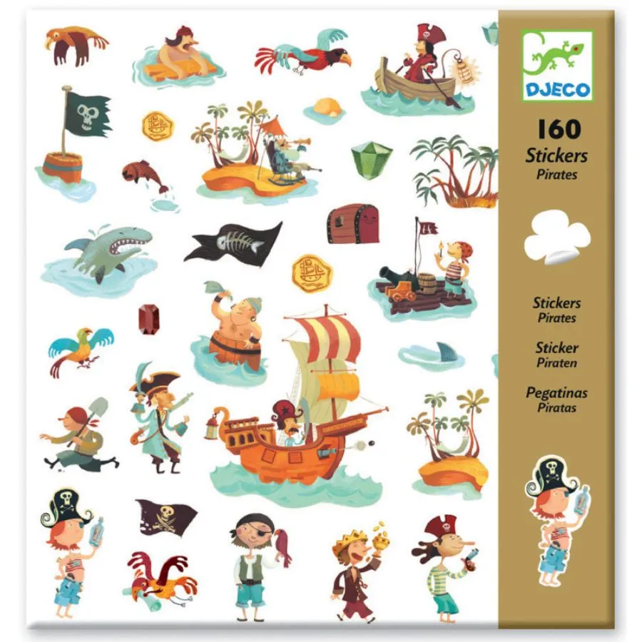 Djeco - Pirates Stickers