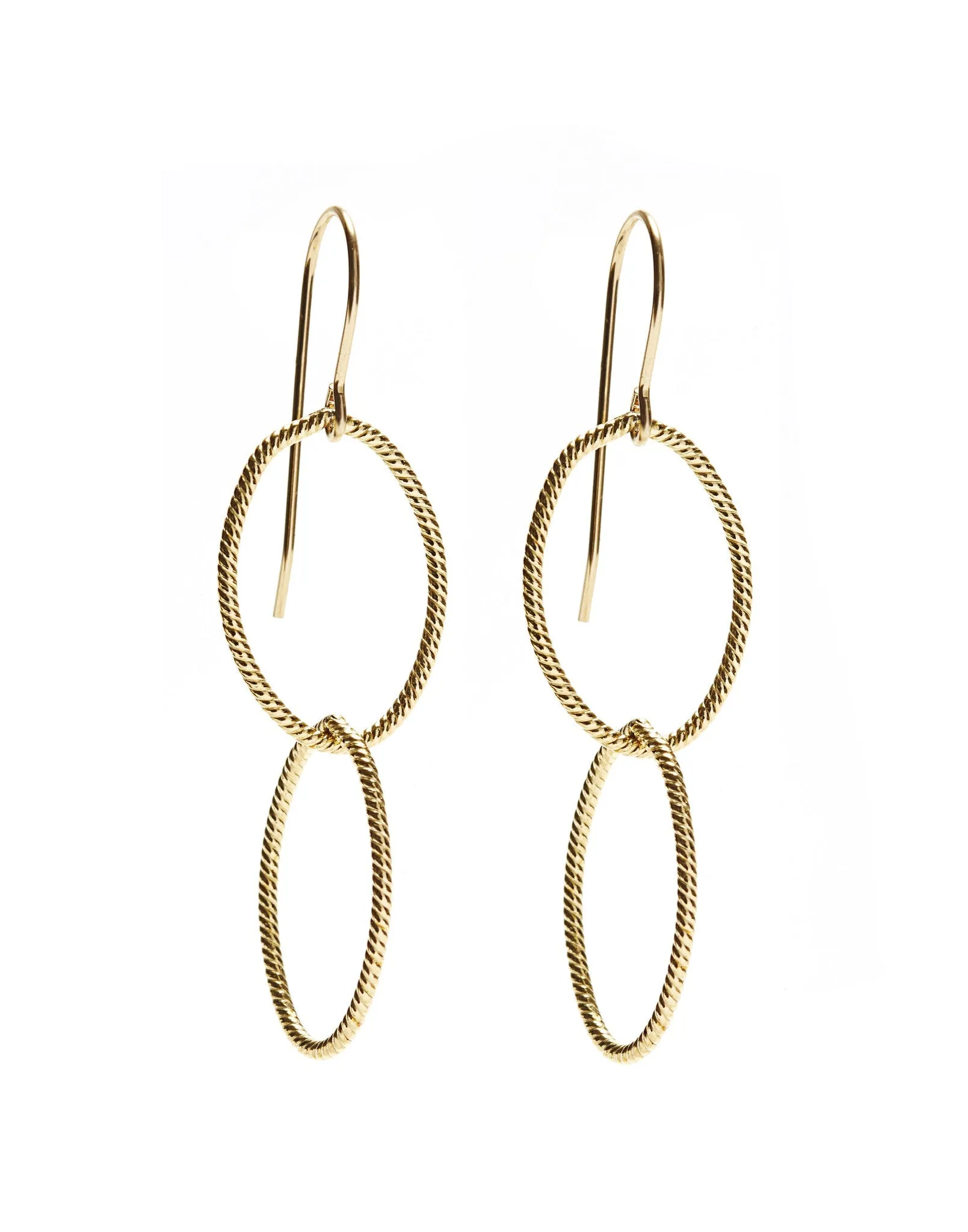 Double Earrings - gold