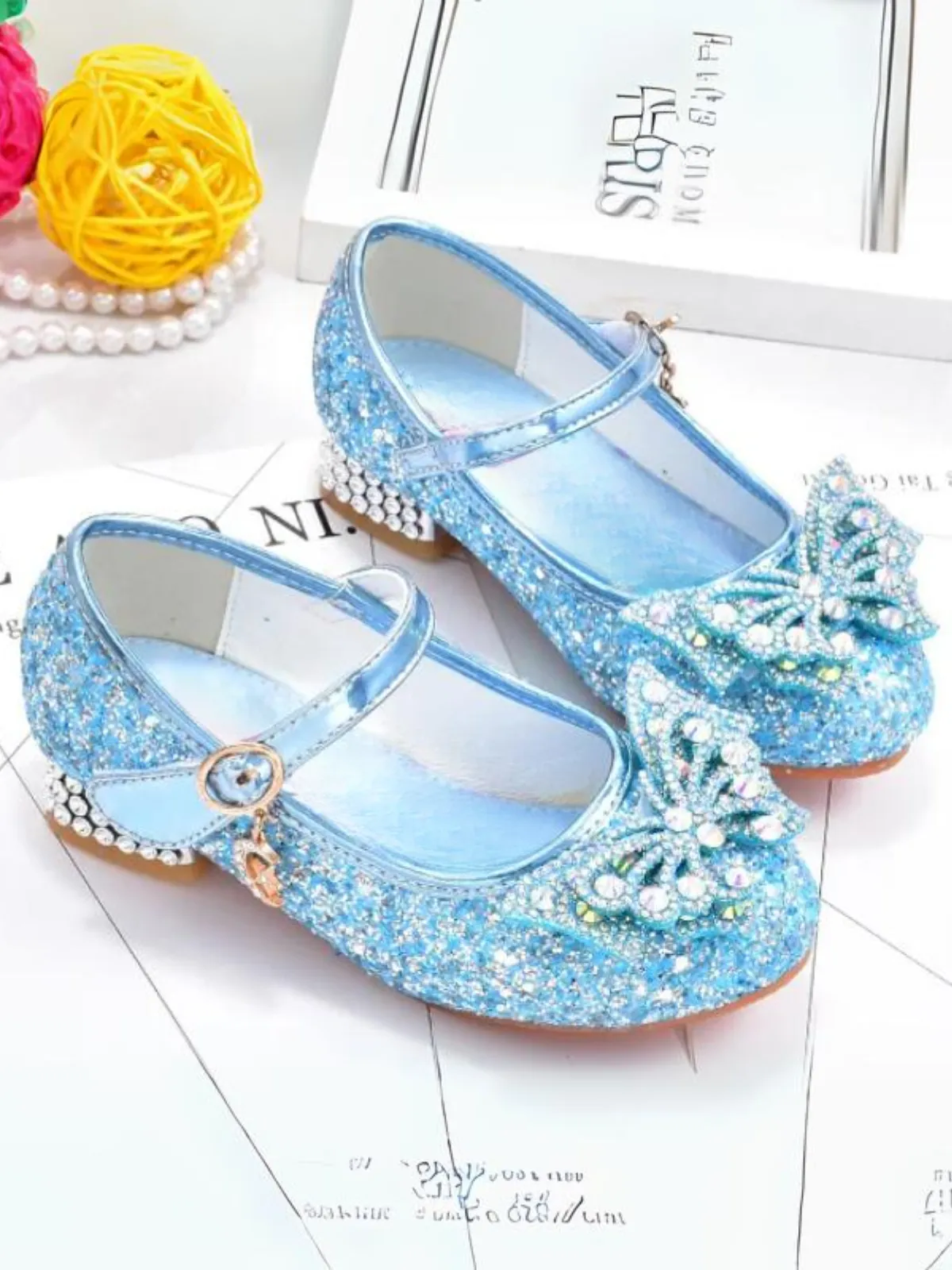 Dream Of Snowflakes Ice Princess Crystal Shoes By Liv and Mia