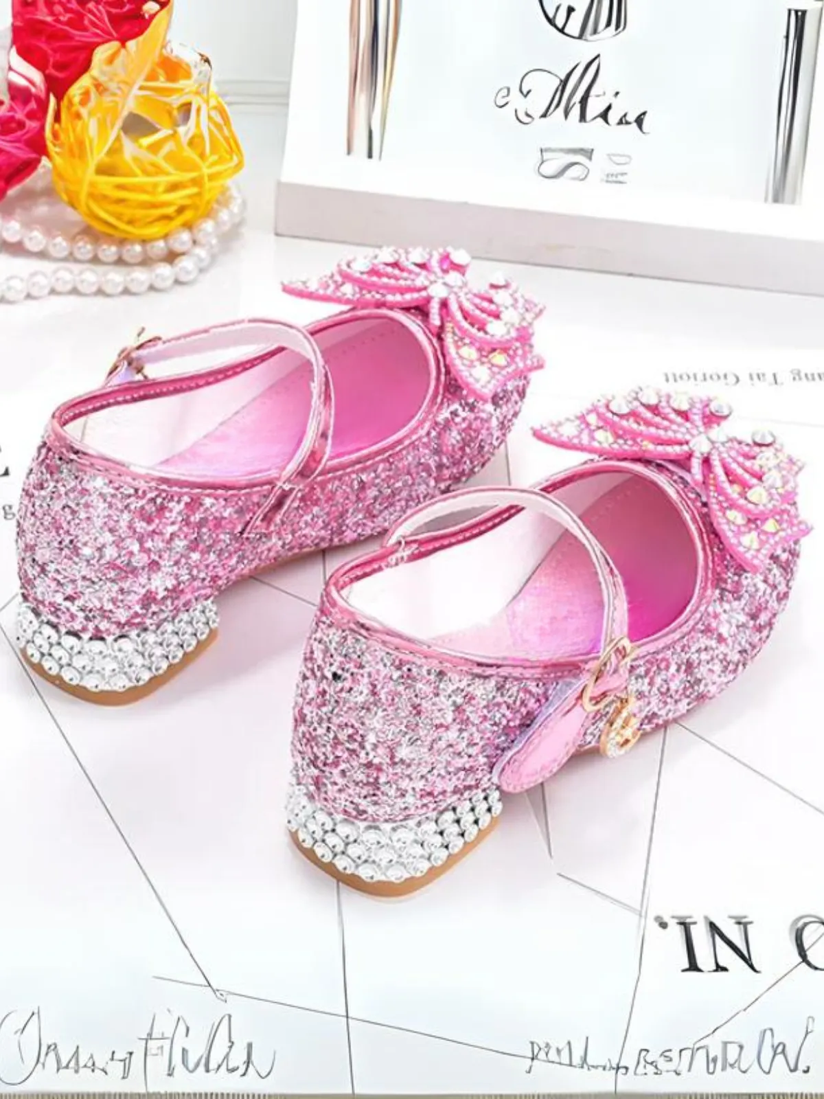 Dream Of Snowflakes Ice Princess Crystal Shoes By Liv and Mia