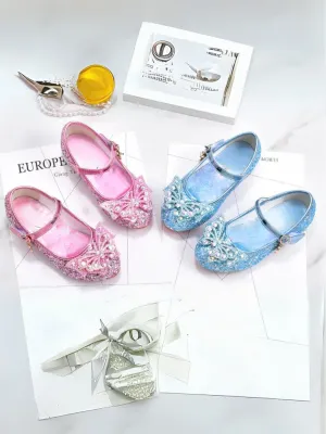 Dream Of Snowflakes Ice Princess Crystal Shoes By Liv and Mia