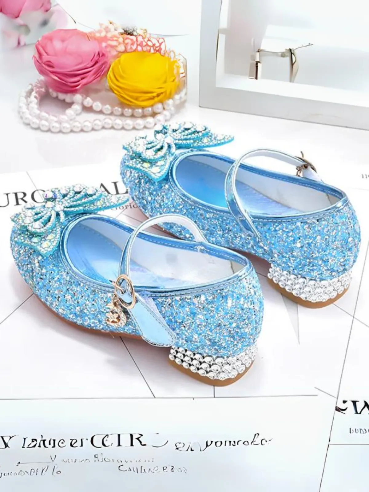 Dream Of Snowflakes Ice Princess Crystal Shoes By Liv and Mia