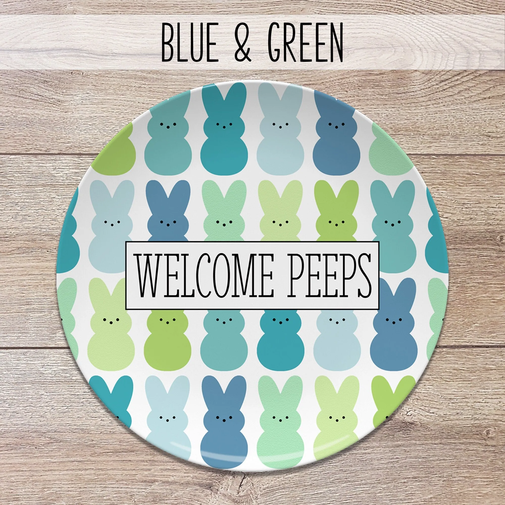 Easter Plates, Bunny Personalized Plates