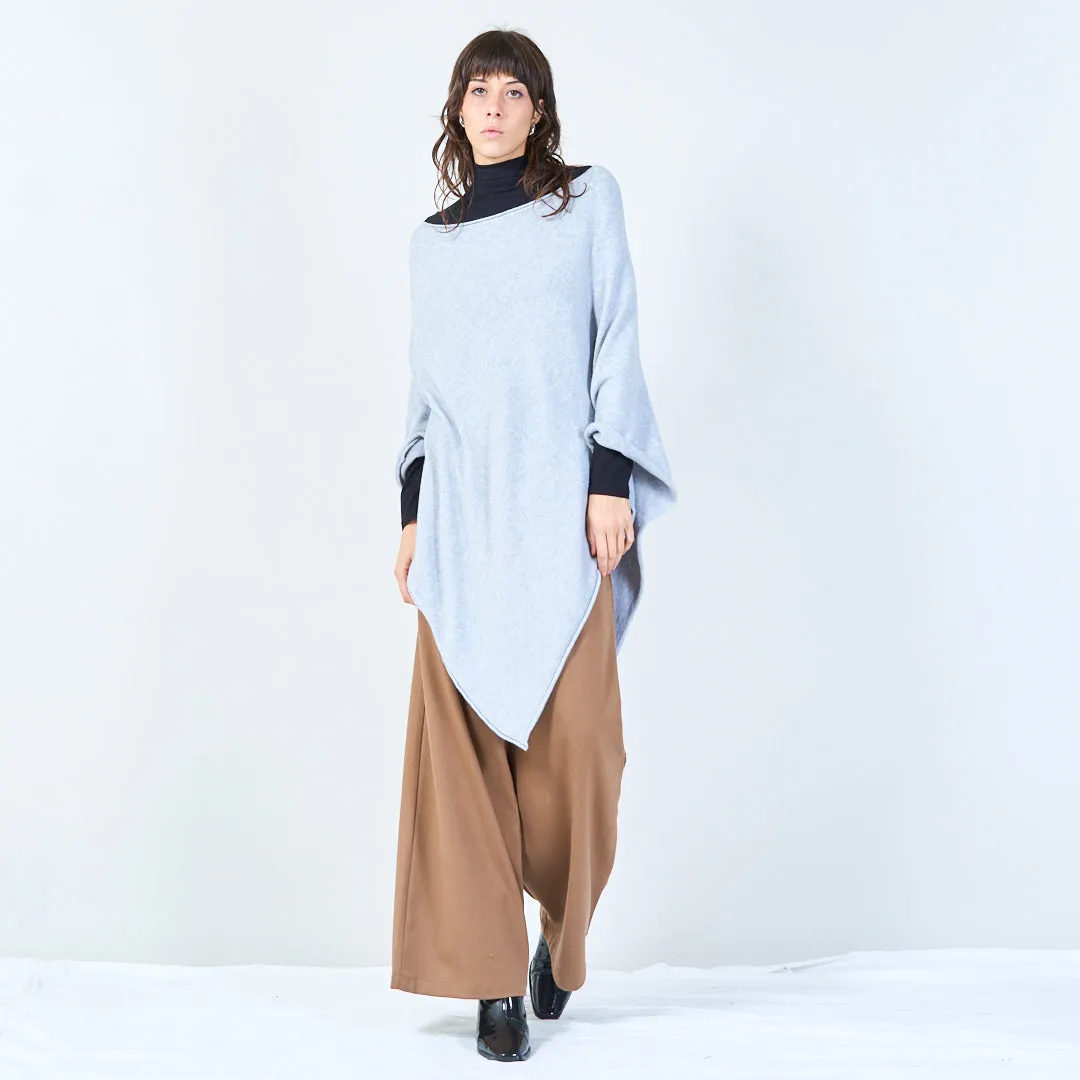 Elegant draped poncho wholesale