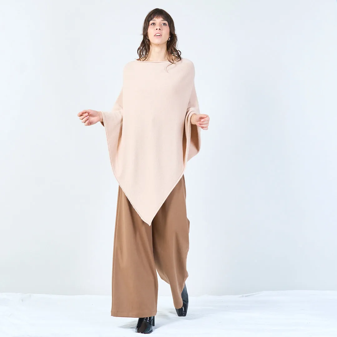 Elegant draped poncho wholesale