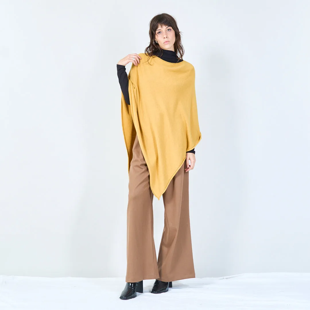 Elegant draped poncho wholesale