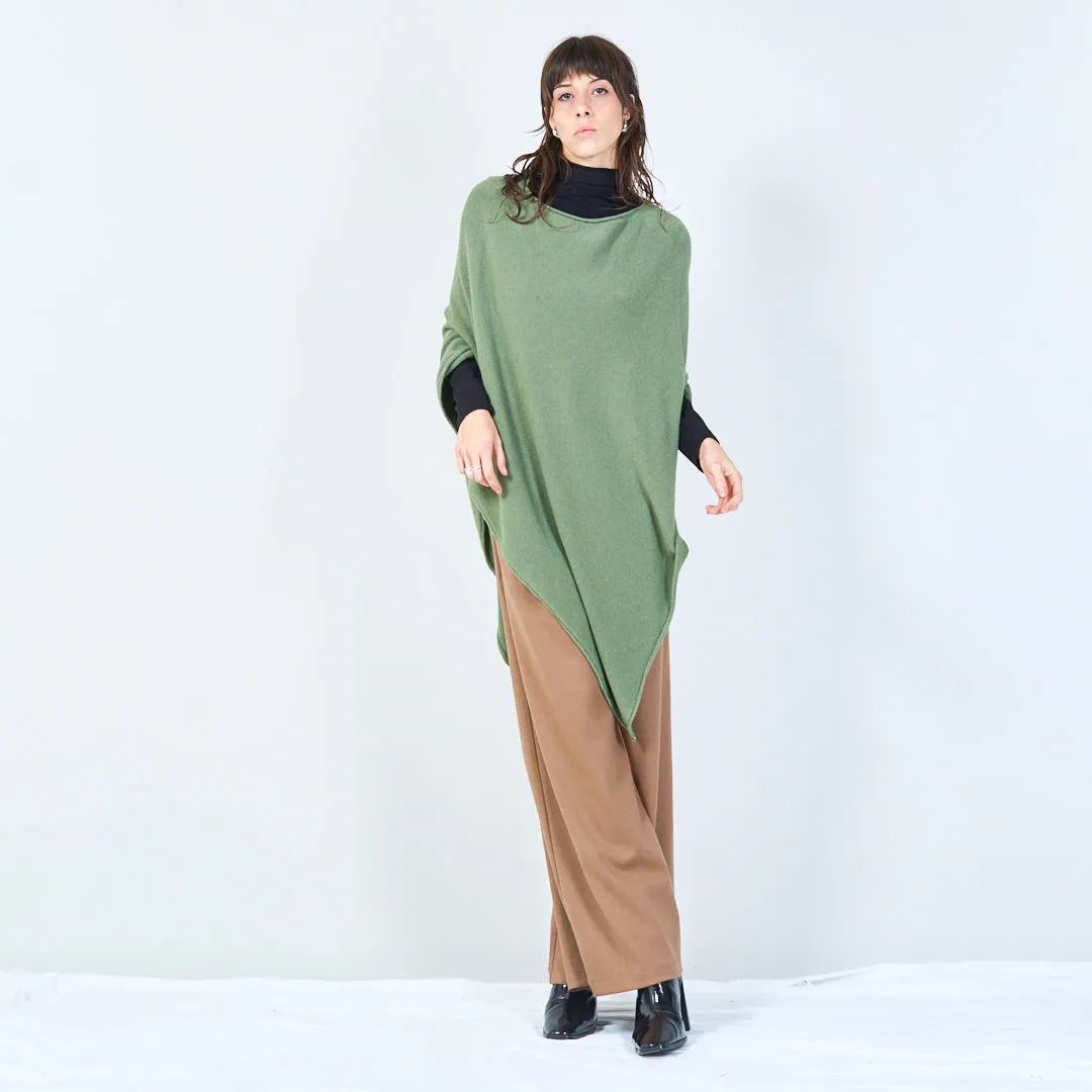 Elegant draped poncho wholesale