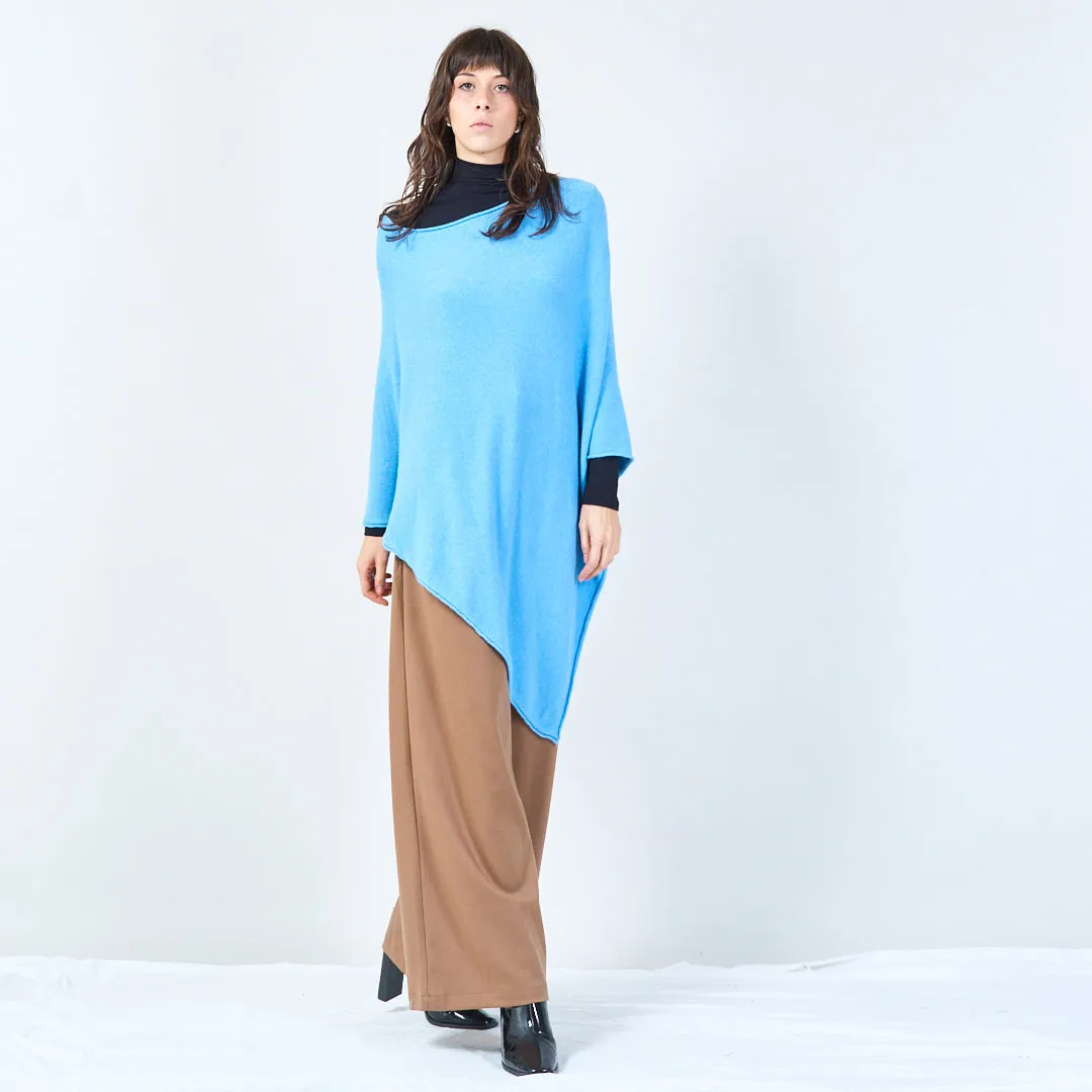 Elegant draped poncho wholesale