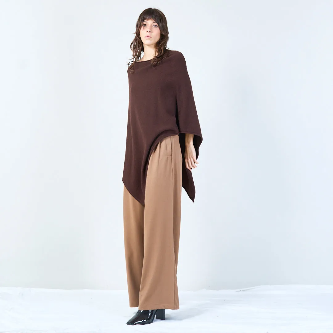 Elegant draped poncho wholesale