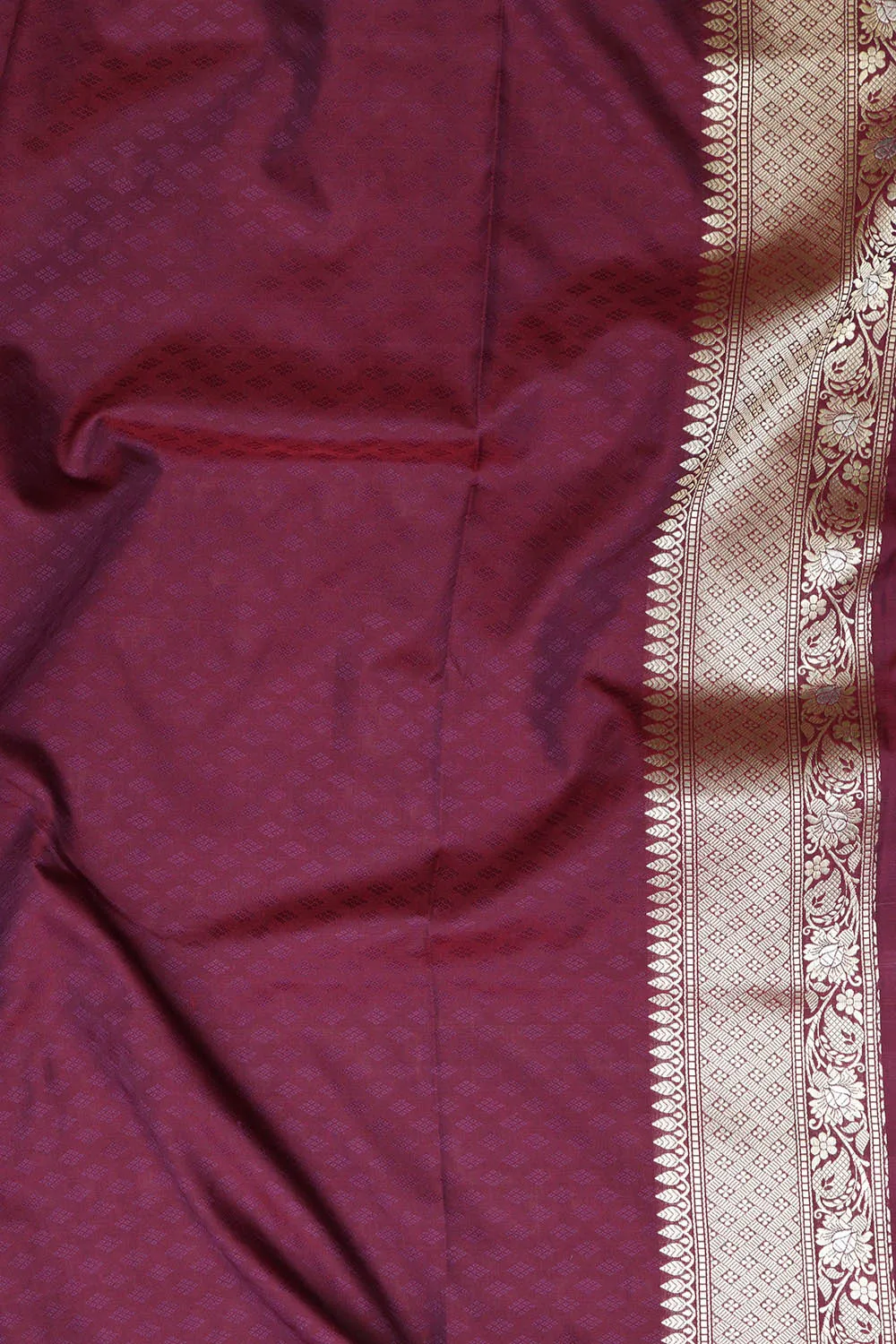 Elegant Purple Banarasi Silk Saree