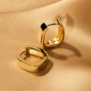 Elysium Yellow Gold Hoops