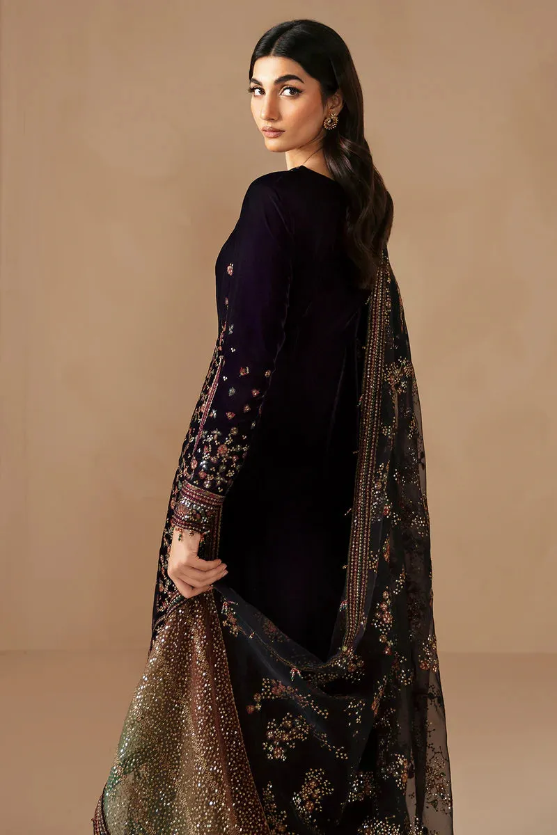 EMBROIDERED VELVET FORMAL VF-2027