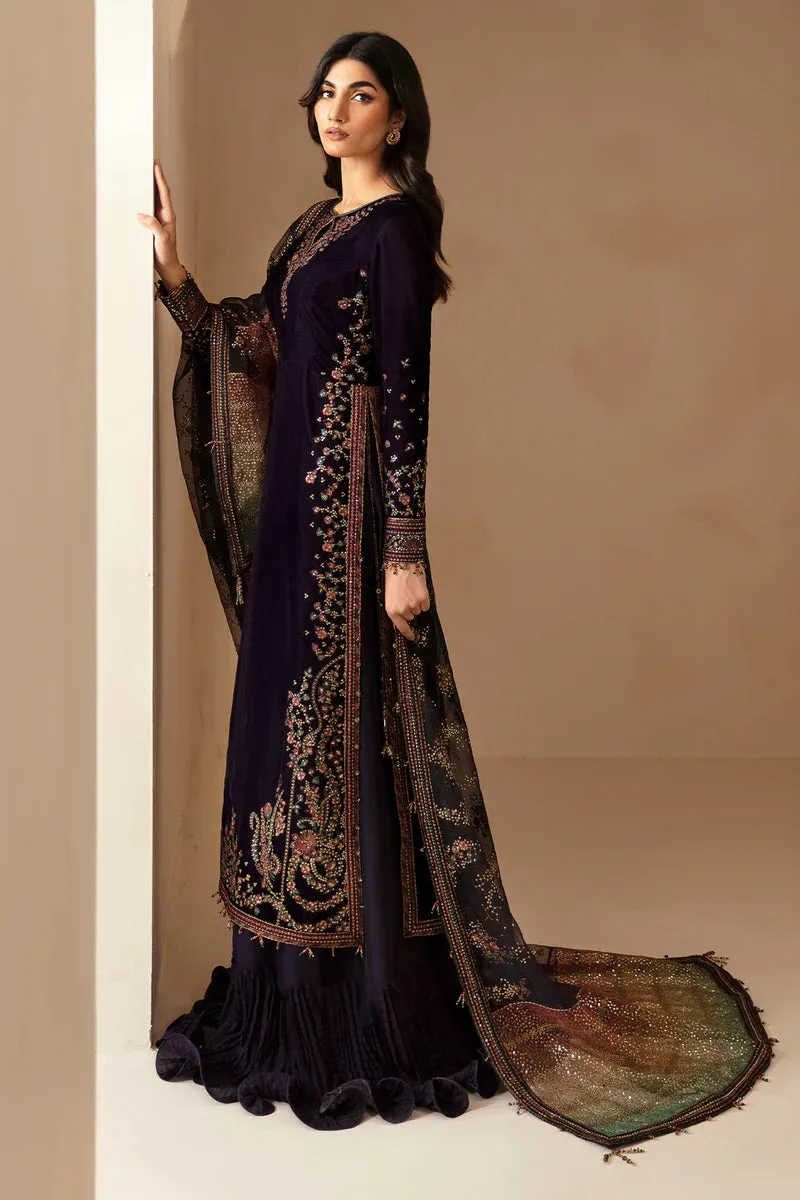 EMBROIDERED VELVET FORMAL VF-2027