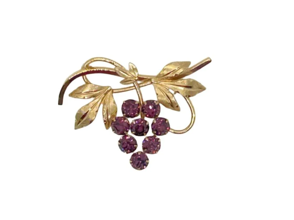 Exceptionally Pretty Van Dell 1/20 12kt G.F. Grape Cluster Brooch