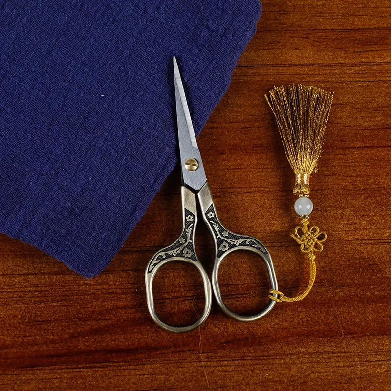 Exquisite Vintage Scissors with charm