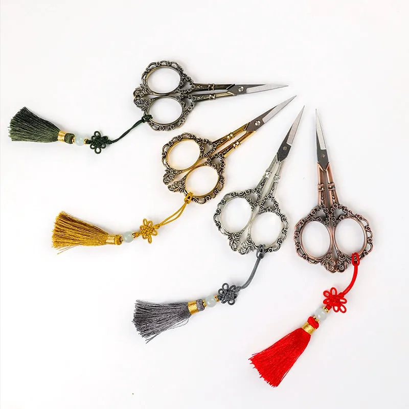 Exquisite Vintage Scissors with charm