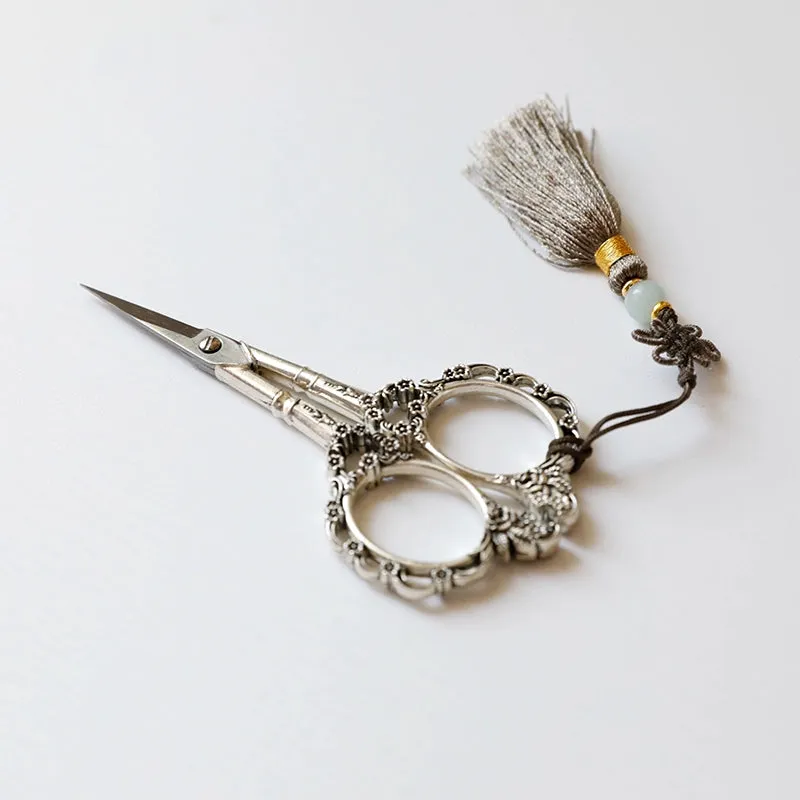 Exquisite Vintage Scissors with charm