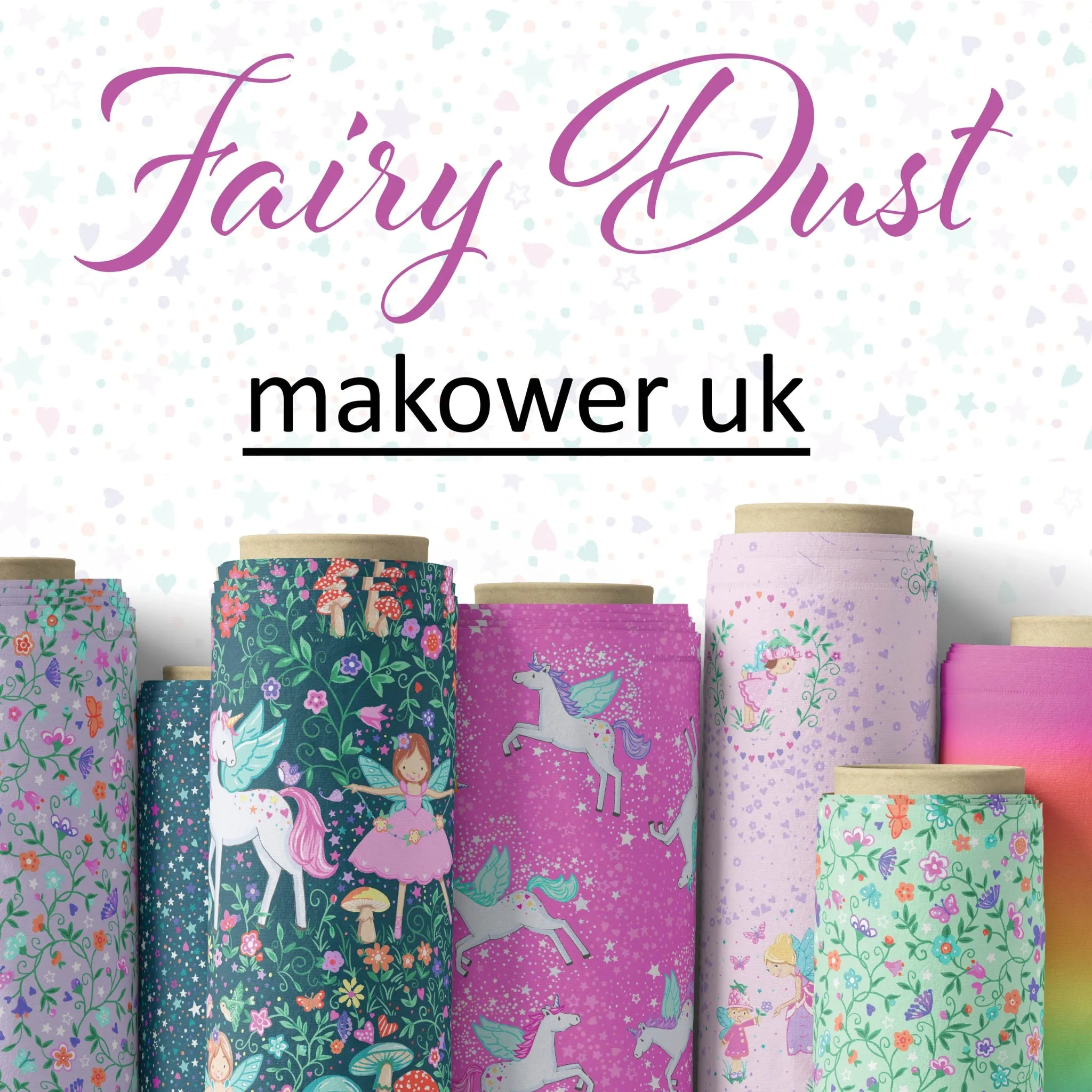 Fairy Dust | Multi Rainbow Hues Ombre by Makower UK for Andover Fabrics | MU-055-1