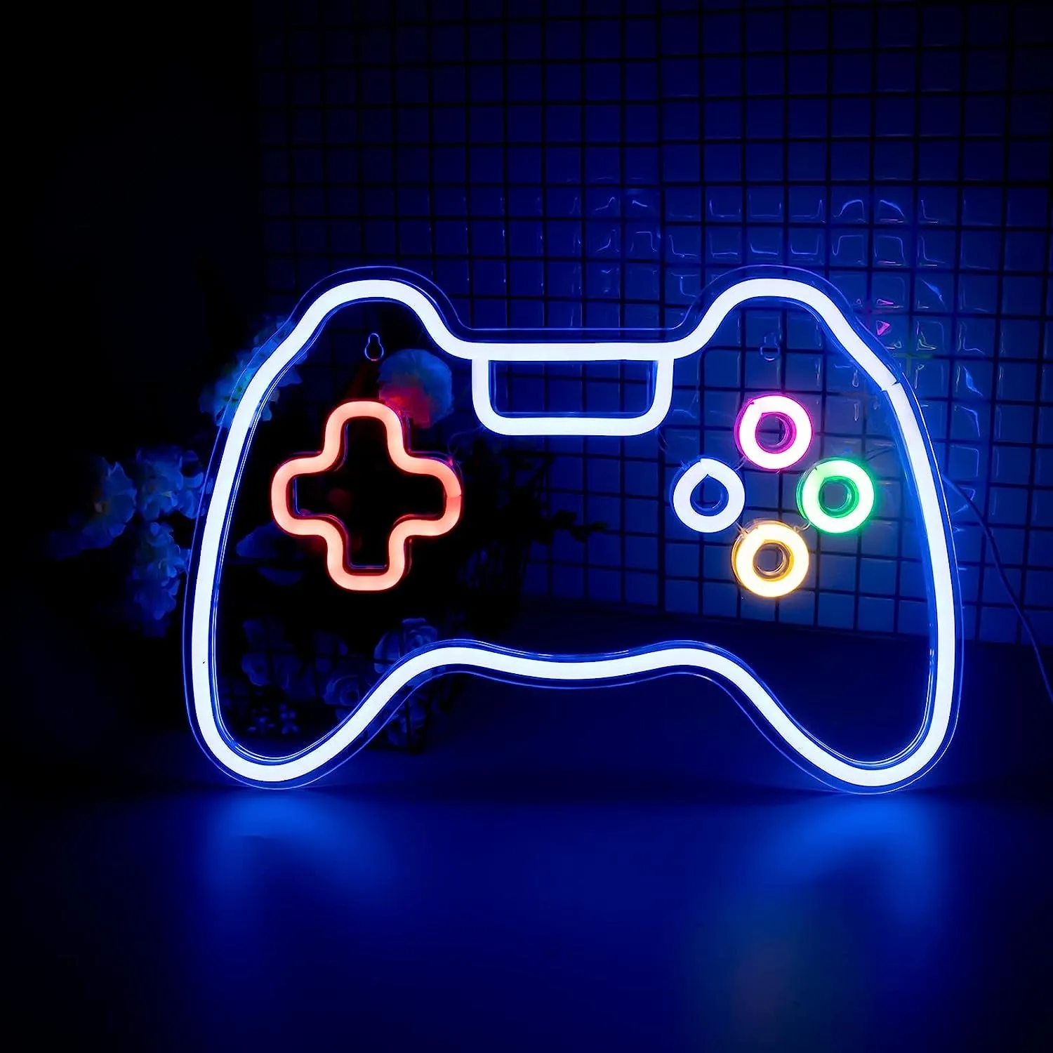 Gaming Neon Sign, Gamer Neon Sign for Game Room Decor, USB Powered Switch Gaming Led Signs for Teen Boy Gaming Room Wall Decor, Gamer Gifts for Teen Boys Girls, Gaming Stuff for Room Setup