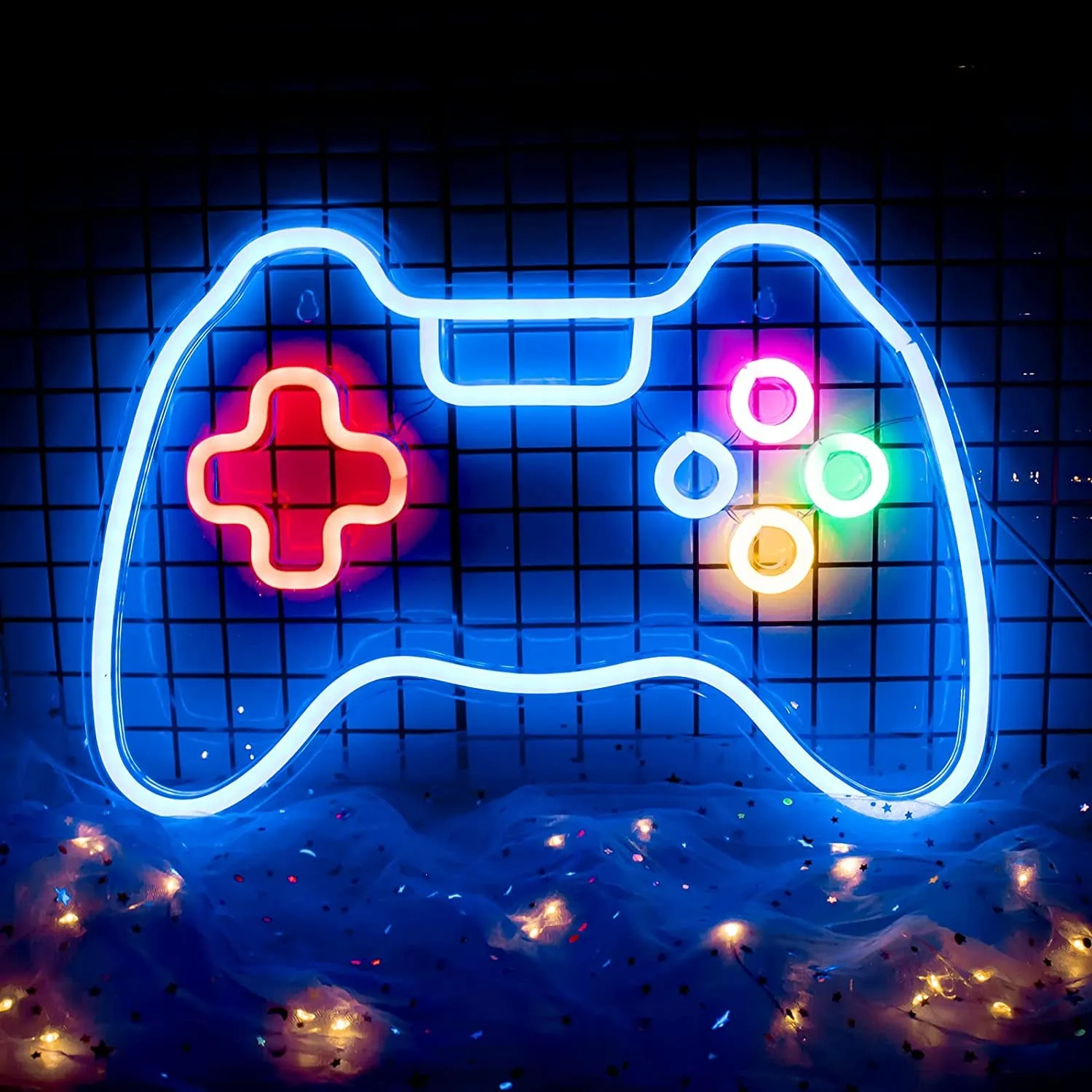 Gaming Neon Sign, Gamer Neon Sign for Game Room Decor, USB Powered Switch Gaming Led Signs for Teen Boy Gaming Room Wall Decor, Gamer Gifts for Teen Boys Girls, Gaming Stuff for Room Setup