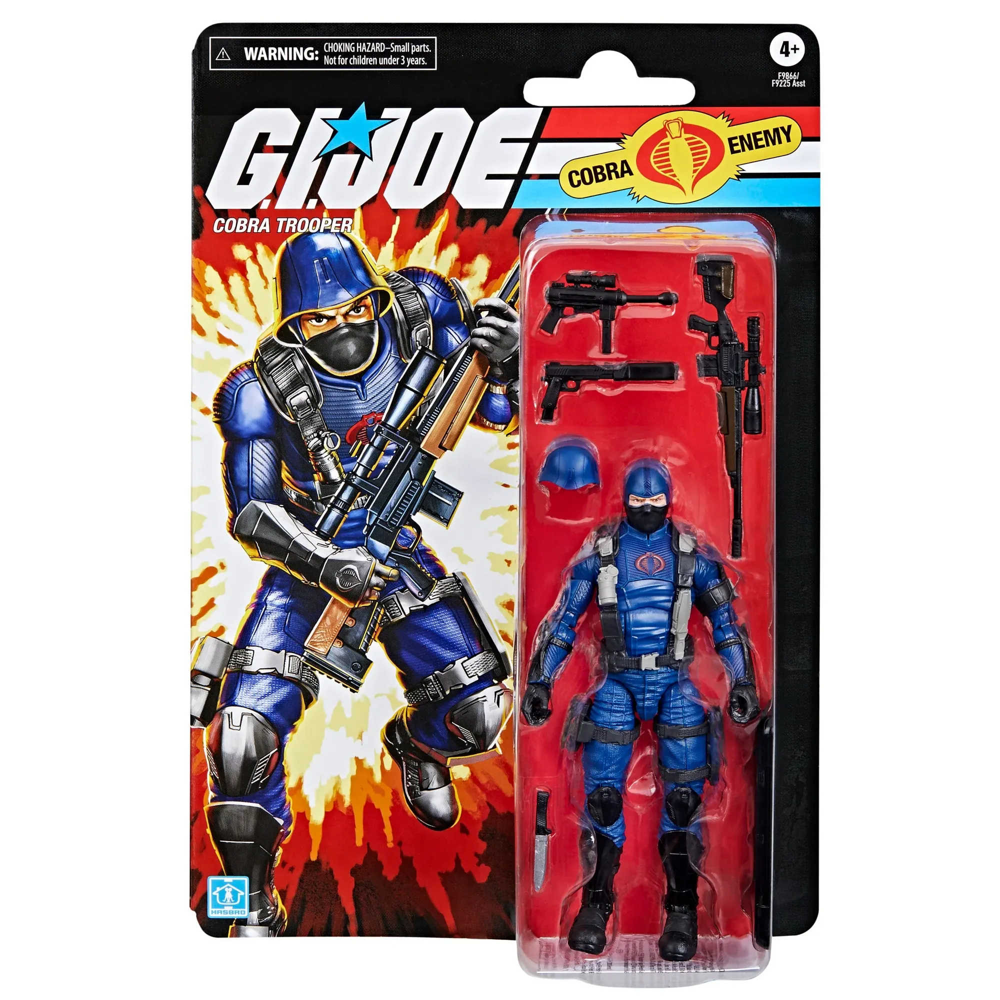 G.I. Joe Classified Series - Retro Cardback Cobra Trooper Action Figure (F9866)