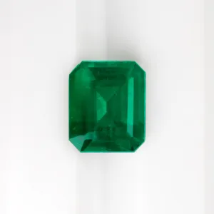 GIA CERTIFIED COLOMBIAN EMERALD 1.62ct EMERALD SHAPE NATURAL LOOSE GEMSTONE