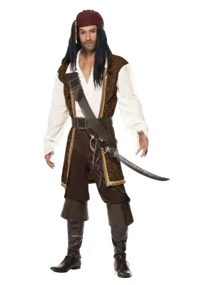 High Seas Pirate Costume, Brown