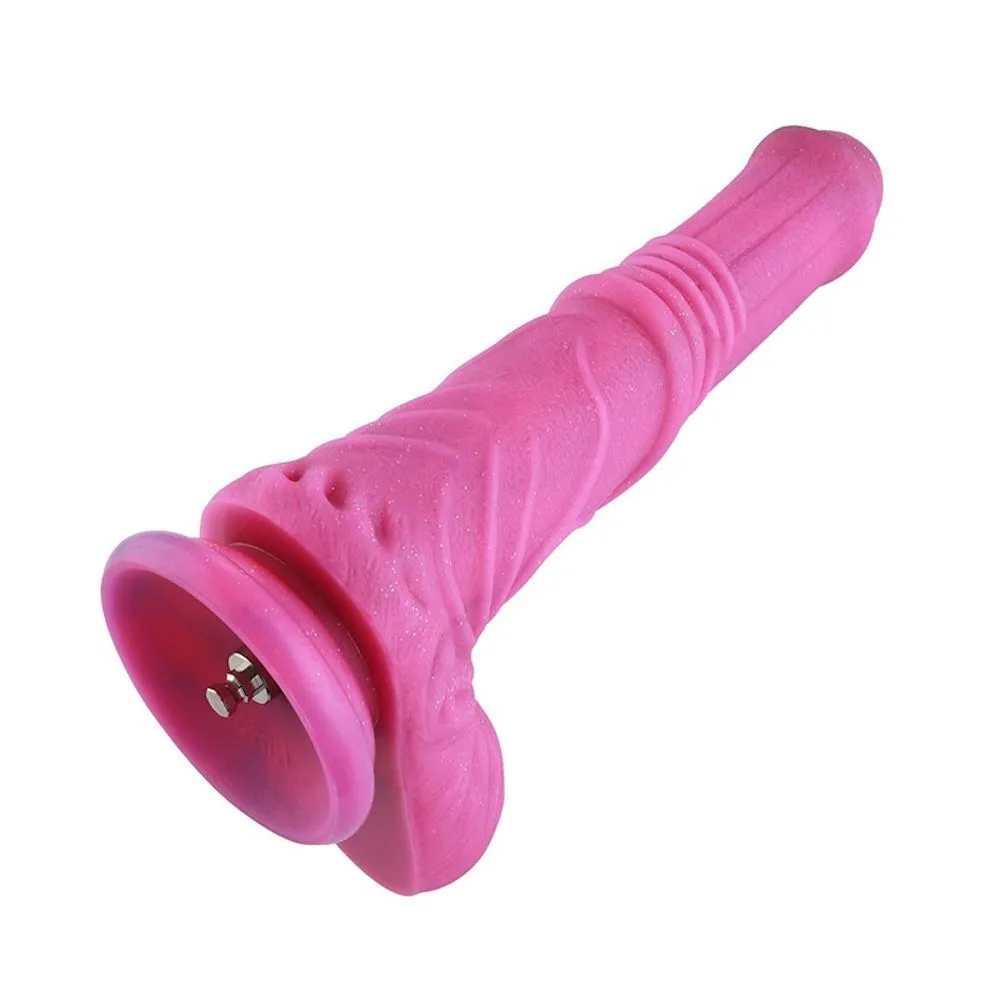 HiSmith Silicone Dream Sky Dildo With KlicLok 10.6 Inch - Pink