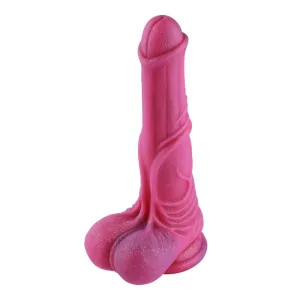 HiSmith Silicone Dream Sky Dildo With KlicLok 10.6 Inch - Pink