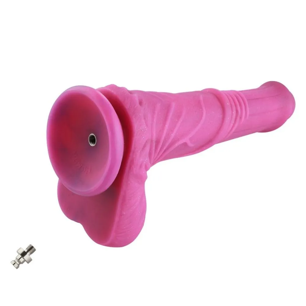 HiSmith Silicone Dream Sky Dildo With KlicLok 10.6 Inch - Pink